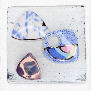 568u. Abstract Ceramic Craft Pieces